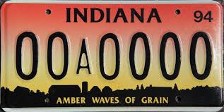 Indiana License Plate Lookup